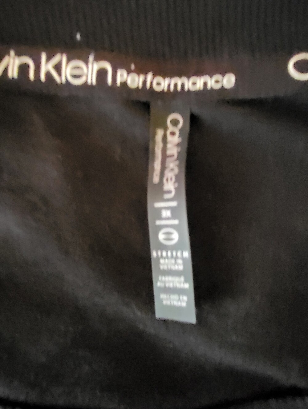 Calvin Klein 3xl Black Tee with White Logo Print - Picture 4 of 4